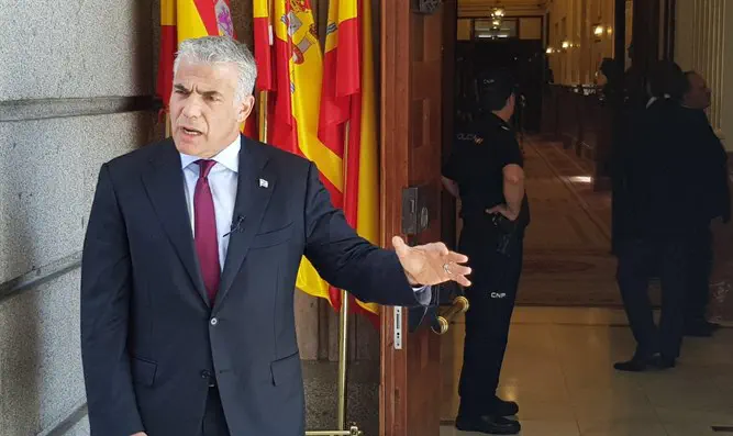 Яир Лапид в испанском парламенте