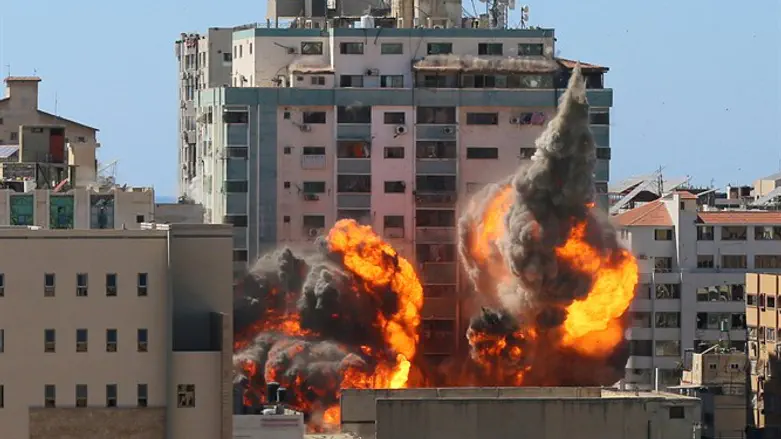 Israeli air strike in Gaza
