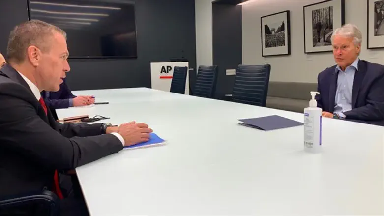 Ambassador Gilad Erdan with AP President and CEO Gary Pruitt