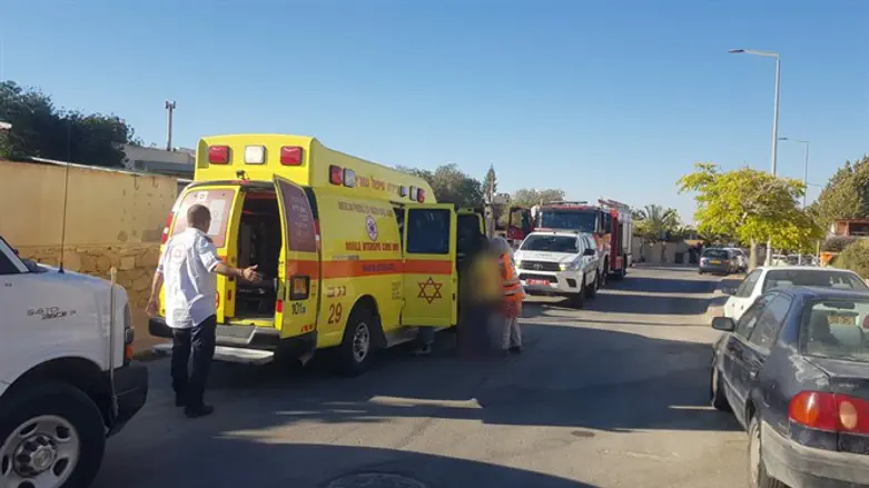 ambulance in Mitzpe Ramon