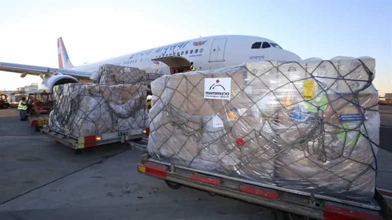 Aid sent to Nepal
