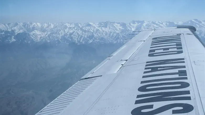 Plane over Afghanistan