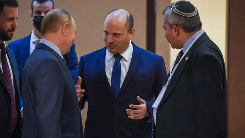 President Putin, PM Bennett and Minister Elkin