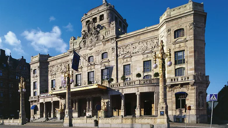 A view of the Royal Dramatic Theater building in Stockholm