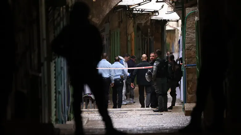 Scene of Jerusalem terror attack