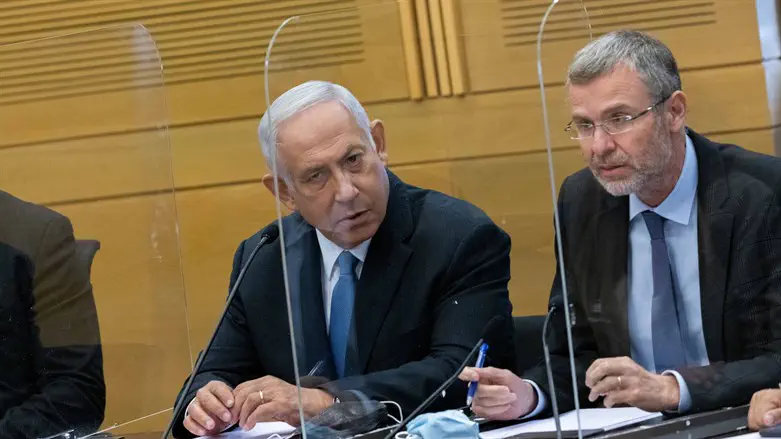 Netanyahu and Yariv Levin