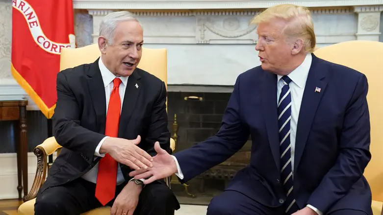 Donald Trump and Benjamin Netanyahu meet in White House