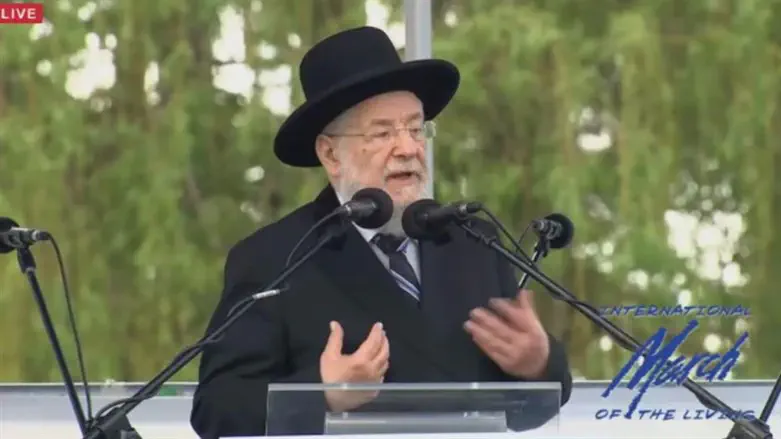 Rabbi Lau March of the Living