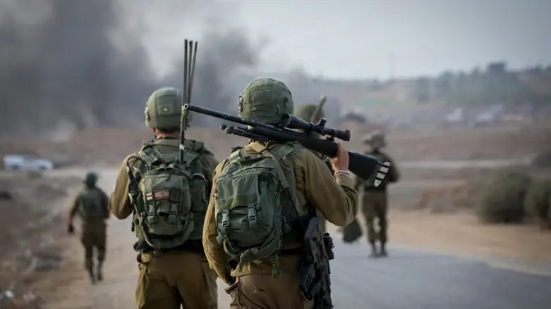 IDF soldiers on the Gaza border (illustrative)