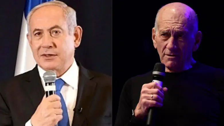 Olmert and Netanyahu