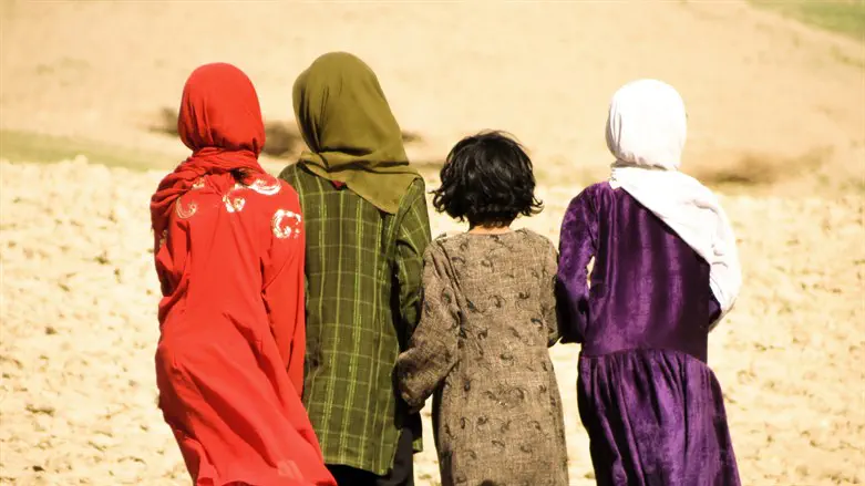Afghan refugees (archive image)