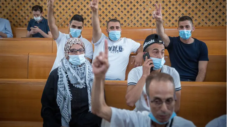 Arab squatters from Sheikh Jarrah in court