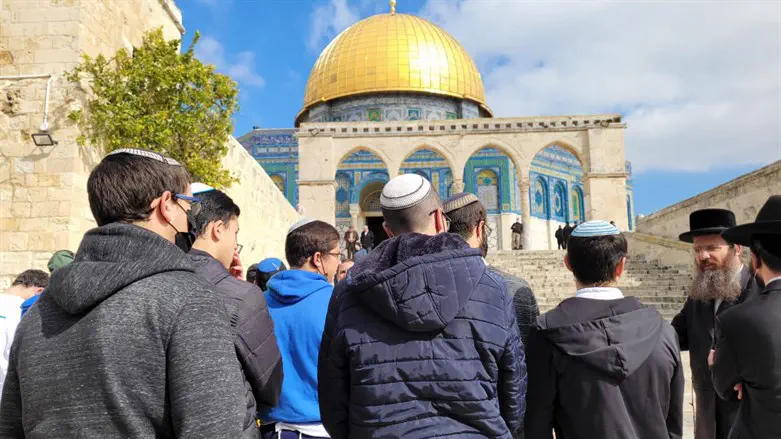 Jews visiting Temple Mount