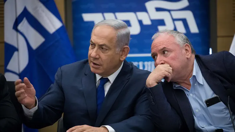 Benjamin Netanyahu and David Amsalem