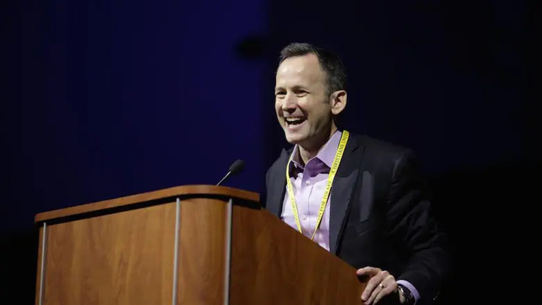 CUFI executive director, David Brog, speaking at the group's Israel Policy Confe