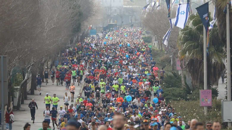 The Jerusalem marathon, an event for all sectors of society
