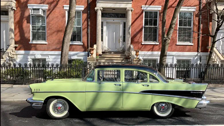 The 1957 Chevrolet Bel Air used on the Marvelous Mrs. Maisel Sites Tour