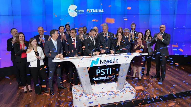 Pluristem and Tnuva celebrated their partnership at NASDAQ in New York on Monday