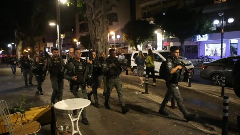 Scene of Tel Aviv attack
