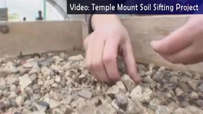  fSifting Temple Mount rubble for ancient artifacts