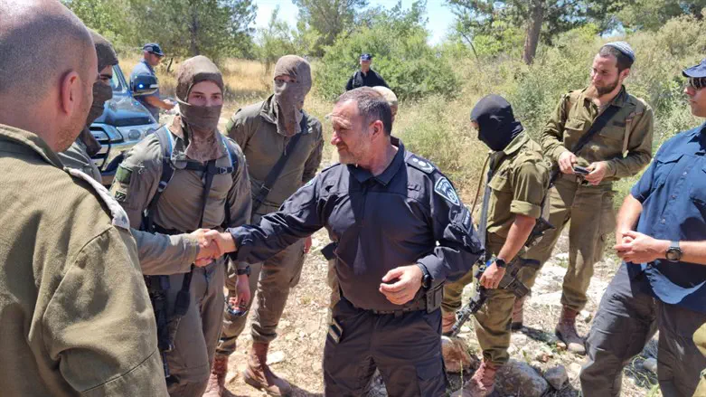 scene of arrest of Elad terrorists