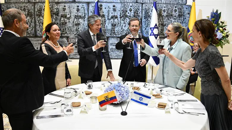 ביקור ראשון של נשיא אקוודור בישראל 