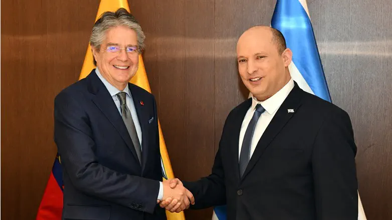 PM Bennett and Ecuadoran Pres. Guillermo Lasso