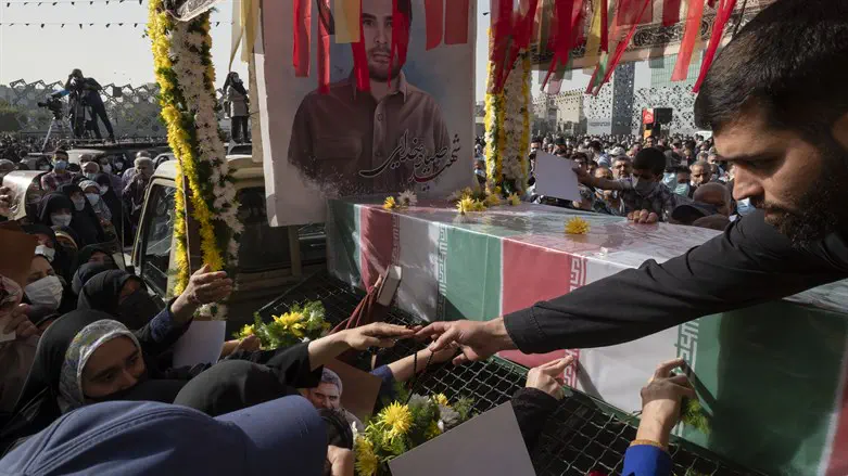Funeral for IRGC Colonel Khodaei In Tehran