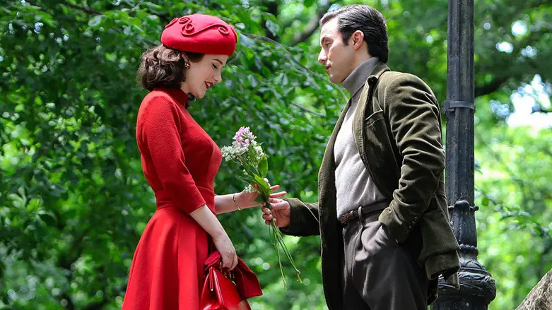 Rachel Brosnahan and Milo Ventimiglia in 'The Marvelous Mrs Maisel'
