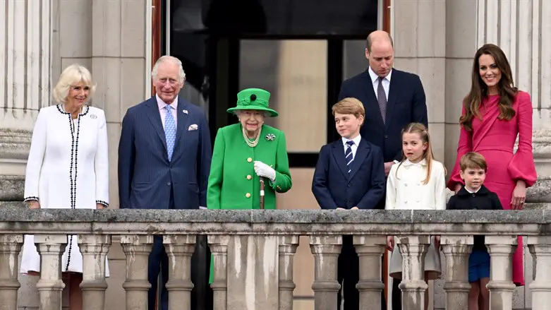 Queen Elizabeth II and her family