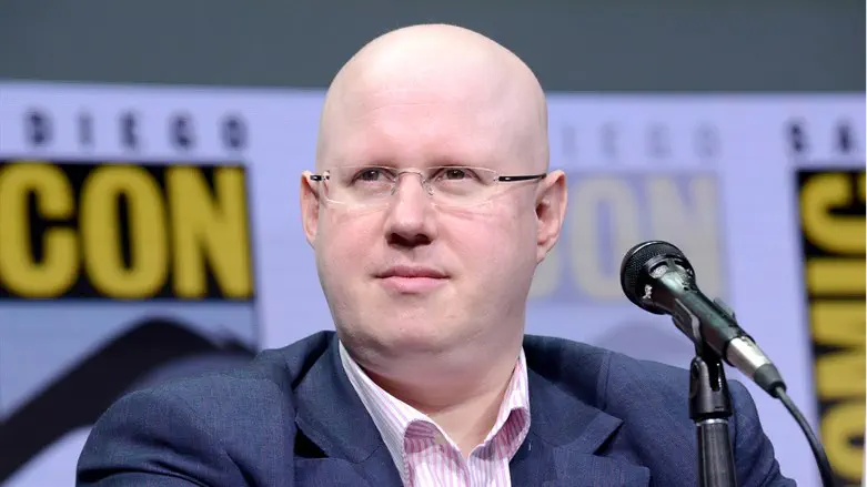 Matt Lucas at a "Doctor Who" BBC America official panel during Comic-Con in San Diego