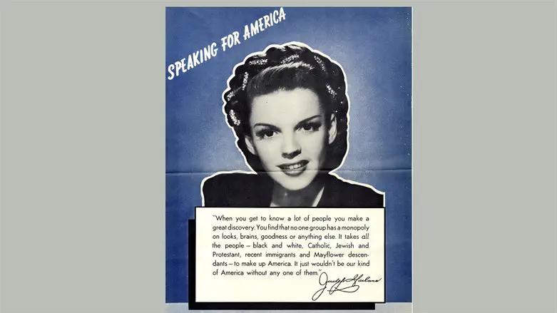 Judy Garland appears in a 1946 magazine advertisement, from "Confronting Hate: 1937-1952."