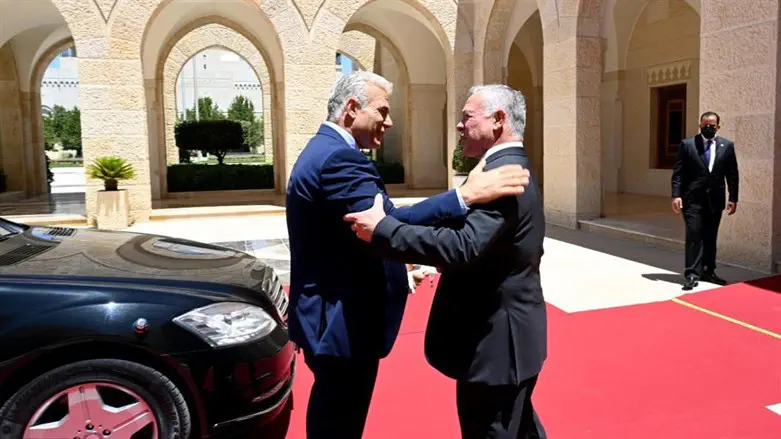 King Abdullah and PM Lapid