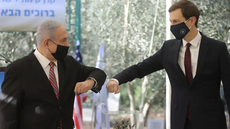 Jared Kushner and Benjamin Netanyahuh