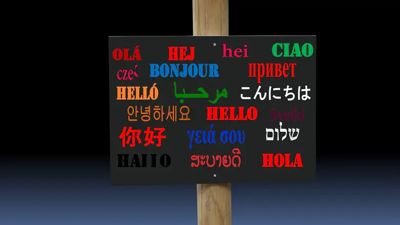 Multilingual sign