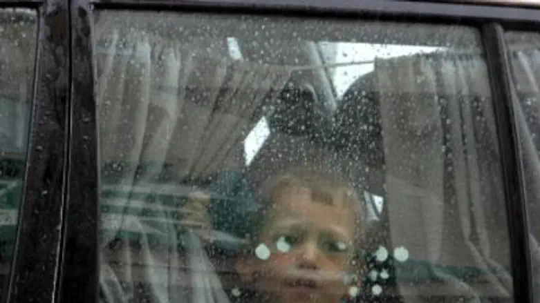 Child in car (illustrative)
