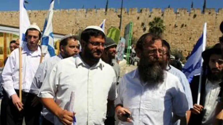 Baruch Marzel with Itamar Ben Gvir