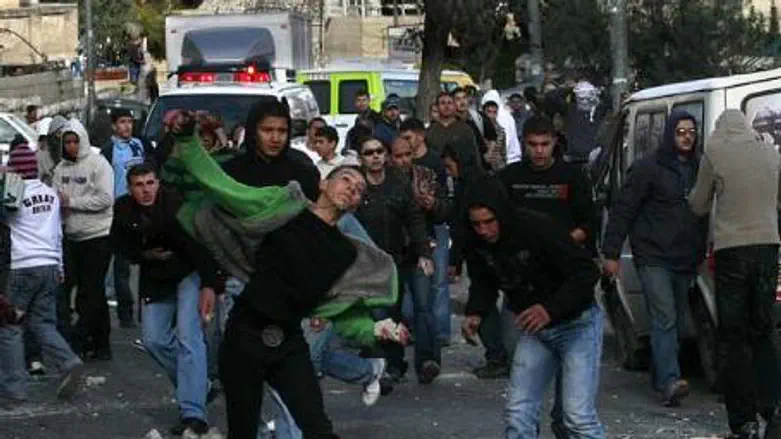 Arab riot Jerusalem