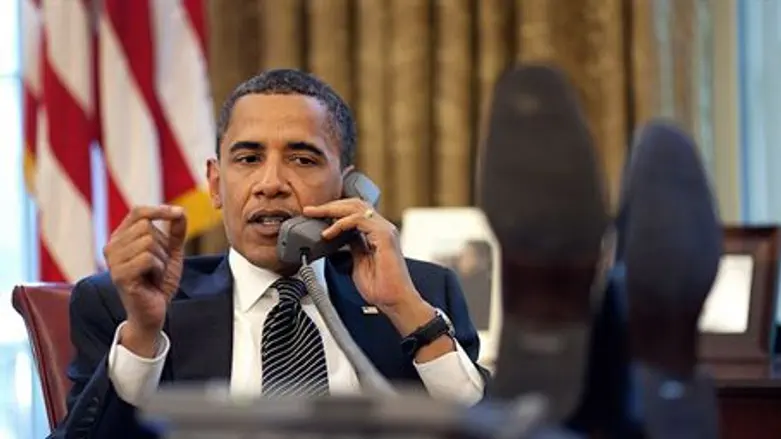Obama during phone call to Netanyahu in 2009