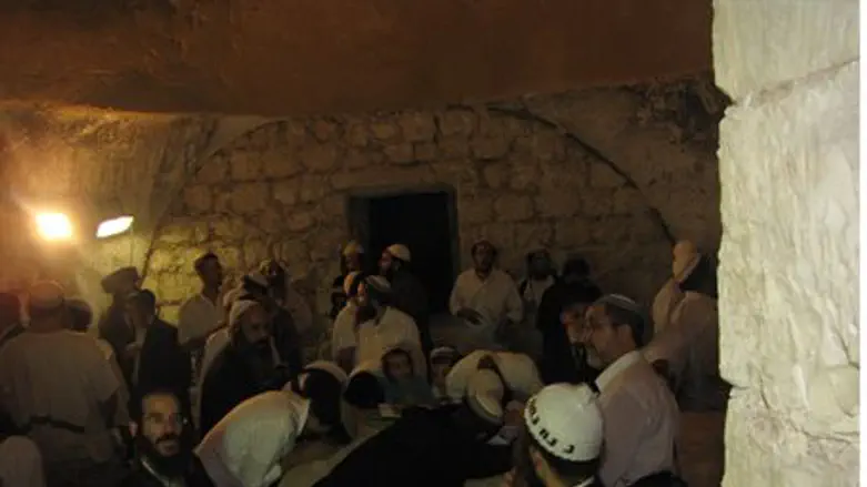 Rabbi Yosef Sitruck at Joseph's Tomb
