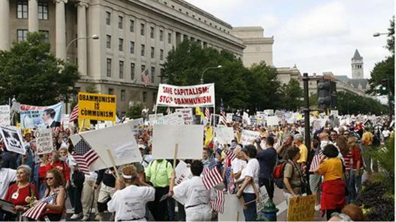 Tea Party rally in US