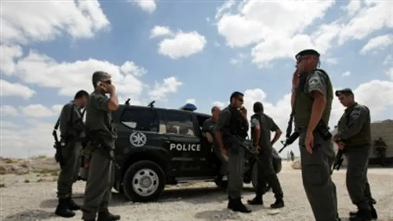 Police at Issawiyah (file)
