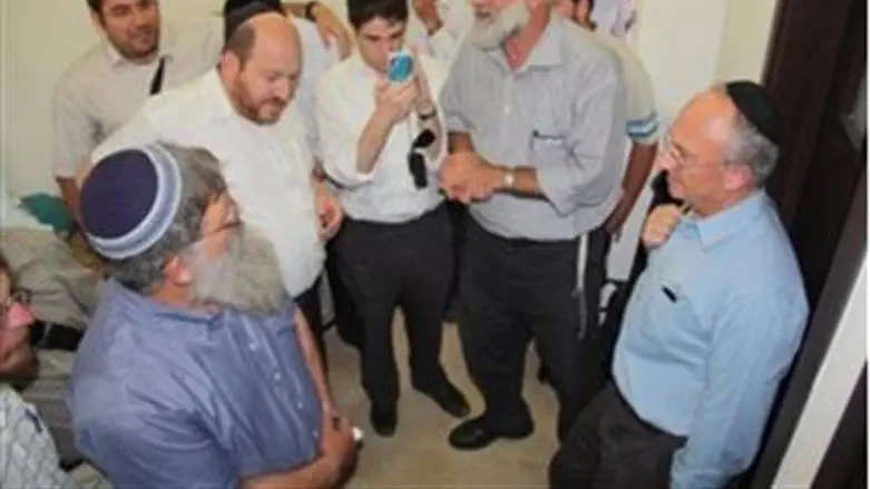 Mezuzah affixed at Beit Shechter