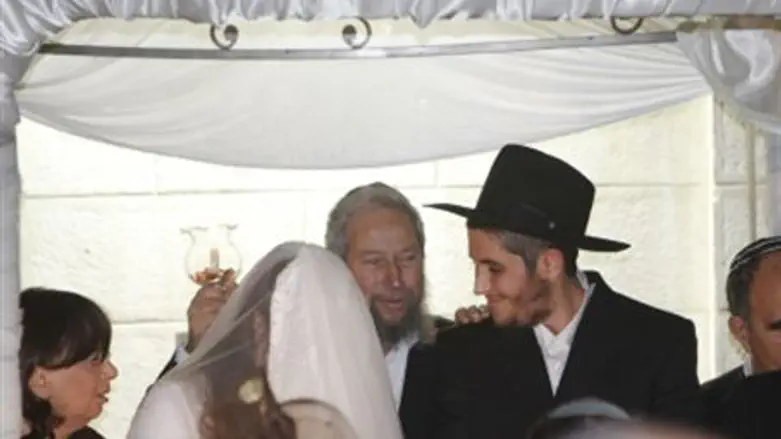 A Jewish wedding.