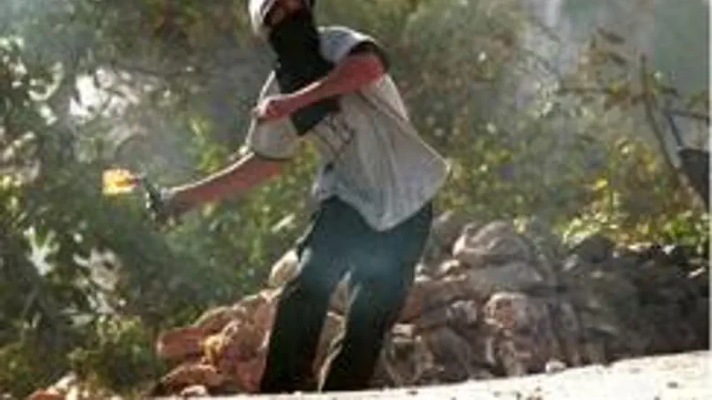 Arab firebomb terrorist