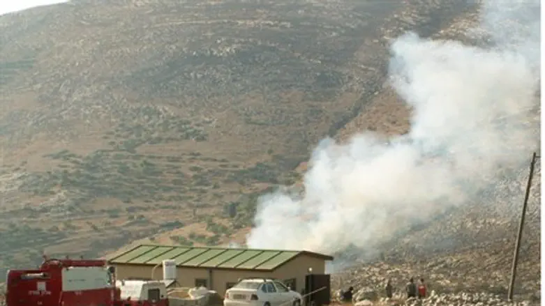 Arab arson in Burin
