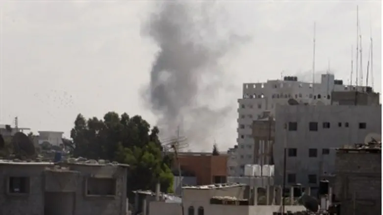 ЦАХАЛ атаковал сектор Газа | 7 КАНАЛ - Аруц Шева