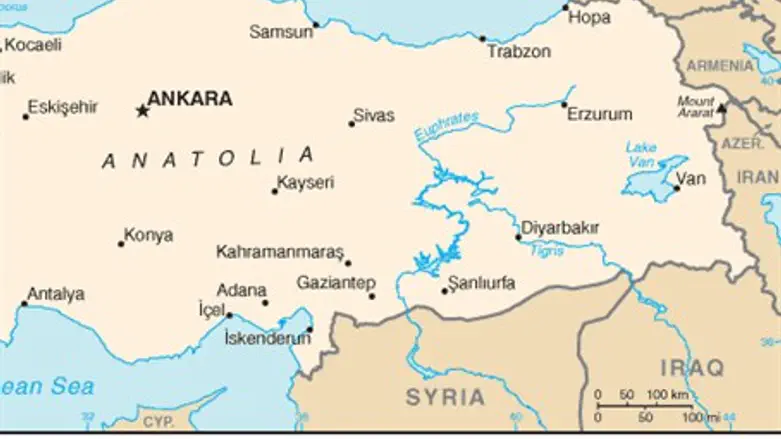 Map of Turkey 