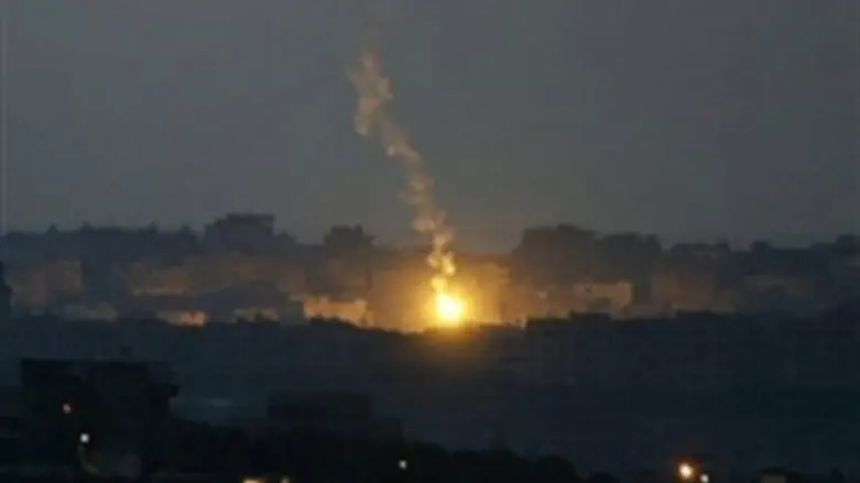 IDF air strike on Gaza