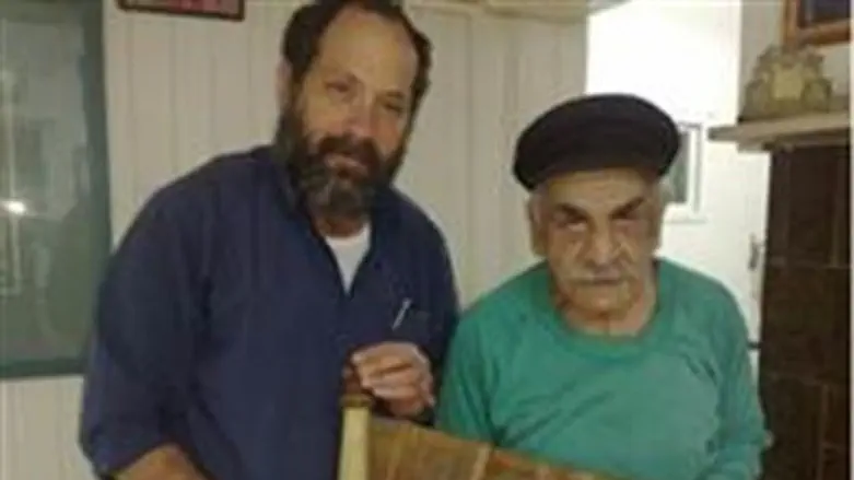 Yaakov Castel (right) with Noam Arnon